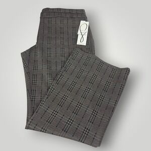 Zac & Rachel NWT Plaid Tummy Control Pants Size XL